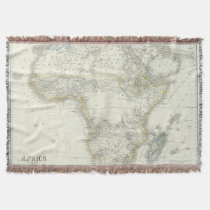 Manta Mapa do atlas de África