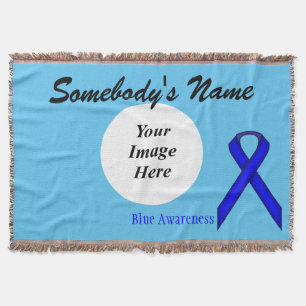 Manta Modelo da Faixa Azul Padrão por Kenneth Yoncich