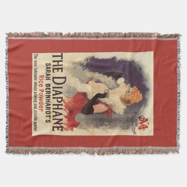 Manta Mulher de Diaphane do La que pulveriza o poster do (Frente)