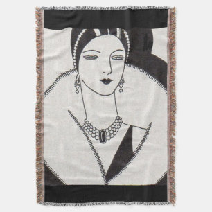Manta Mulher deco de 1928