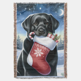 Manta Na moda Labrador Cachorro de Retriever no Natal