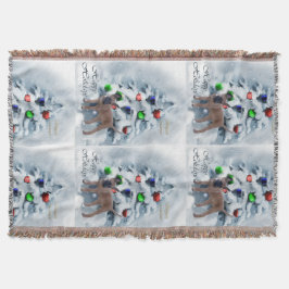 Manta Natal belga Malinois