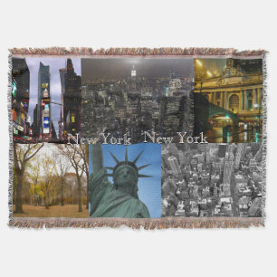 Manta New York Blanket New York Landmark Souvenir Gift