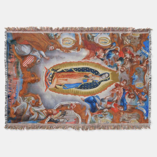 Manta Nossa Senhora de Guadalupe vê Juan Diego Blanket (Frente)
