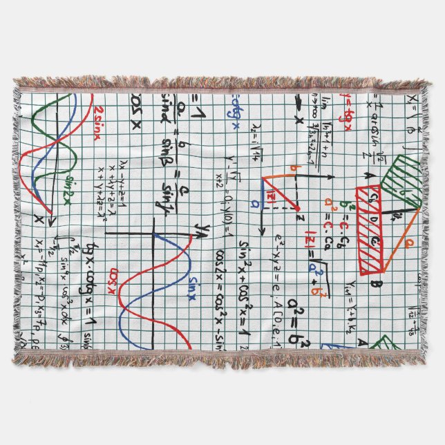 Manta Números de fórmulas da matemática (Frente)