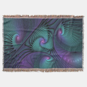 Manta O roxo encontra a arte abstrata moderna do Fractal