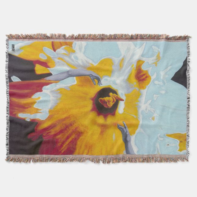 Manta O universo como uma cobertura do Daffodil (Frente)