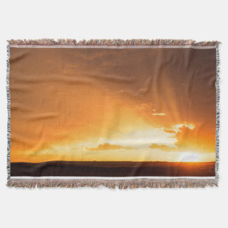 Manta Ouro Sunset Blanket