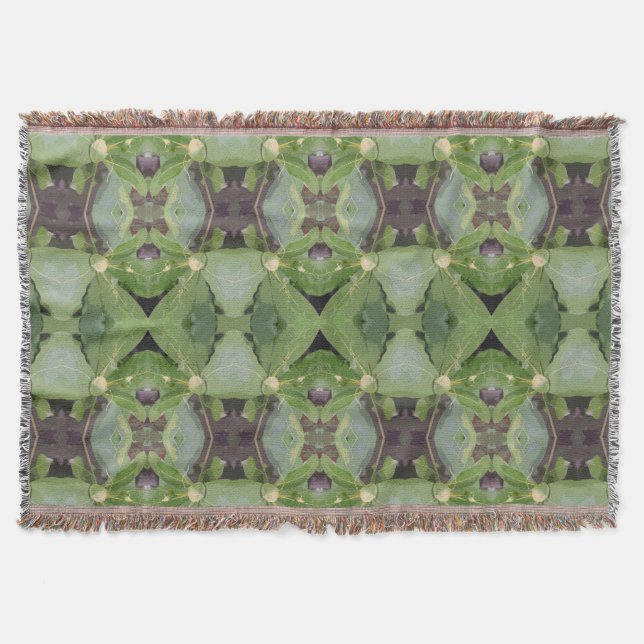 Manta Padrão de árvore de amêndoa (Frente)