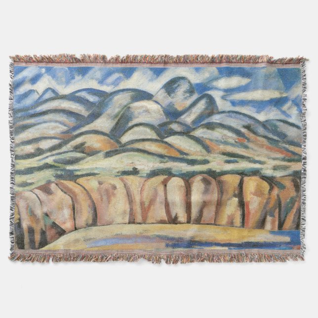 Manta Paisagem, Novo México por Marsden Hartley, Belas A (Frente)