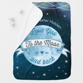 Manta Para Bebe Amo-te à Lua e ao Filho do Homem das Costas