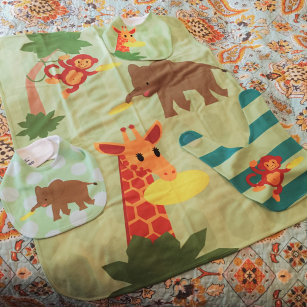 Manta Para Bebe Frisbee Jungle Baby Blanket