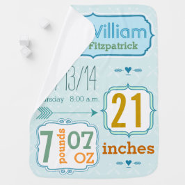 Manta Para Bebe Padrões de seta personalizados para bebês