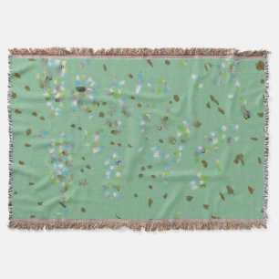 Manta Pássaros Florestais Jogam Cobertura