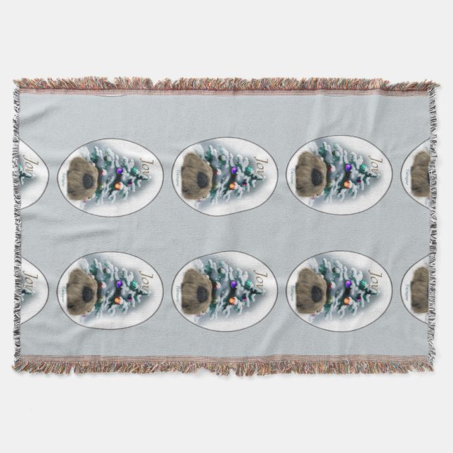 Manta Pekingese Christmas (Frente)