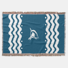 Manta Personalizar /.escolher fundo de cor do tubarão br