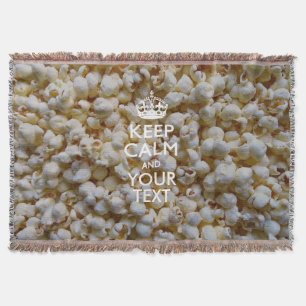Manta Personalized KEEP CALM AND Your Text on Popcorn