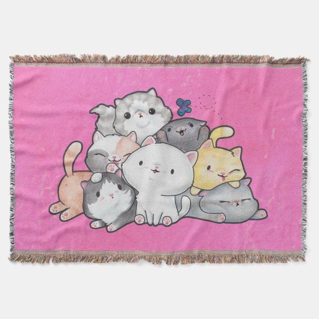 Manta Pilha de Kittens (Frente)