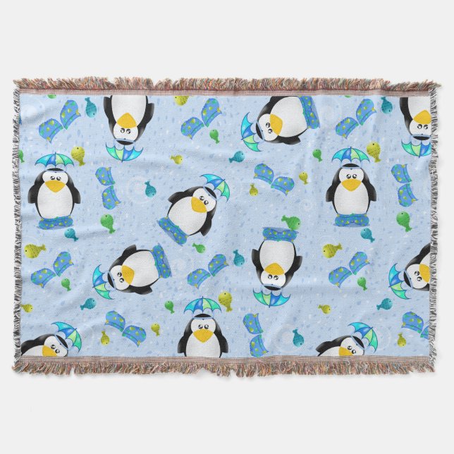 Manta Pinguim Chapéu Chuva (Frente)