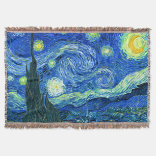 Manta PixDezines vincent van gogh/noite estrelada