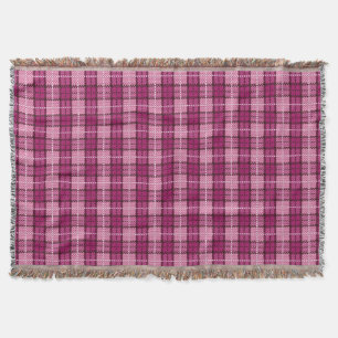 Manta Pixel Plaid_Magenta-Black