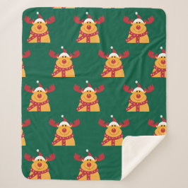 Manta Polar "Reno Nariz Roja"