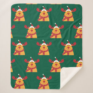 Manta Polar "Reno Nariz Roja"