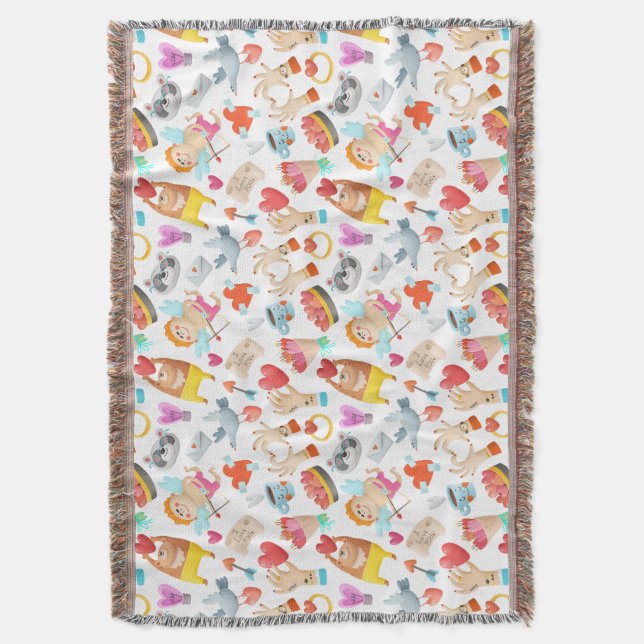 Manta polar San Valentín  (Frente Vertical)