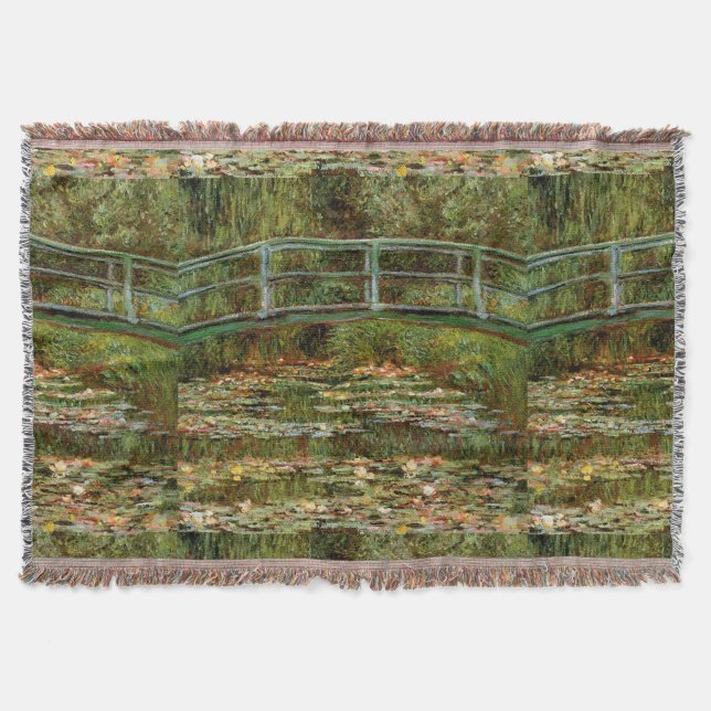 Manta Ponte Japonesa Monet Francês Giverney (Frente)