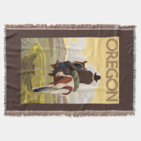Poster das viagens vintage do vaqueiro a cavalo