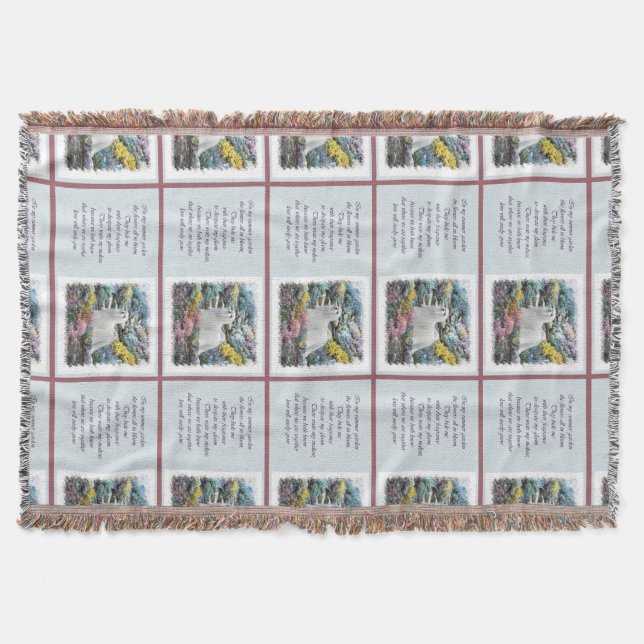 Manta Presentes de Arte de Amantes Malteses (Frente)