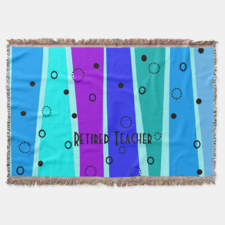 Manta Professor aposentado Artsy Blue Blanket