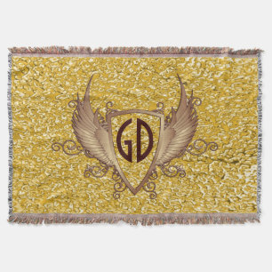 Manta PURE DOURADO Patterno + suas ideias