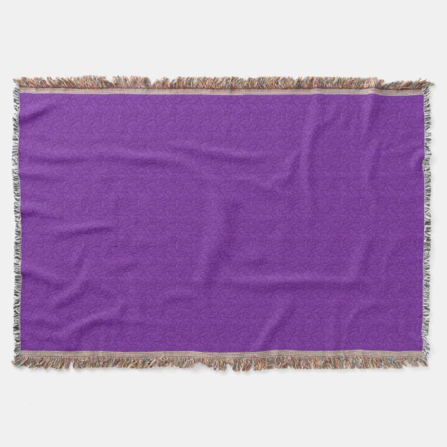 Manta Purple Paisley (Frente)