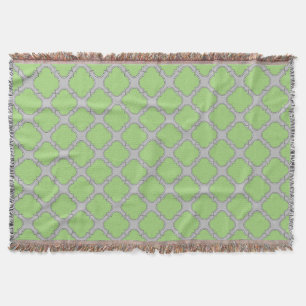 Manta Quatrefoil Verde