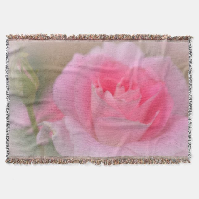 Manta Rosas Jogam Aberto/Rosa (Frente)