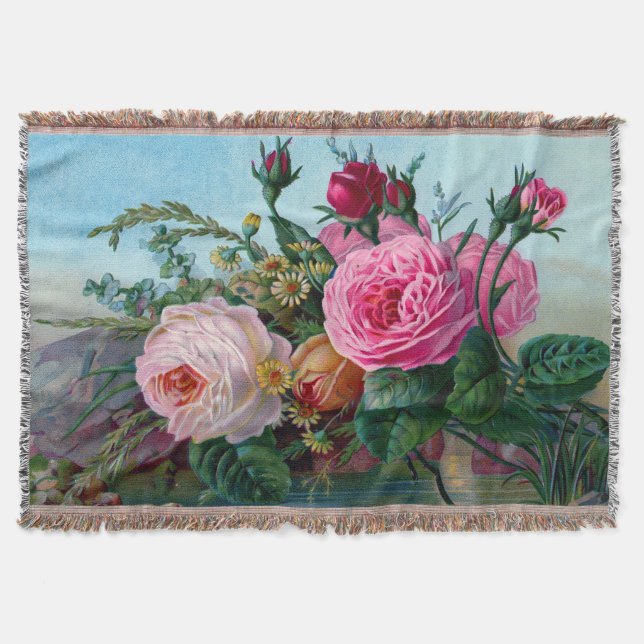 Manta Rosas Vintage (Frente)