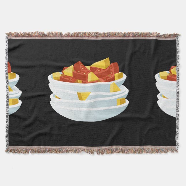 Manta Salada preguiçosa de Comida com falha (Frente)