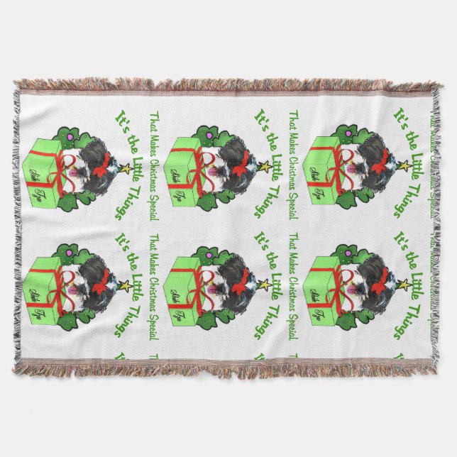 Manta Shih Tzu Christmas (Frente)