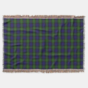 Manta Tartan escocês de Gunn do clã