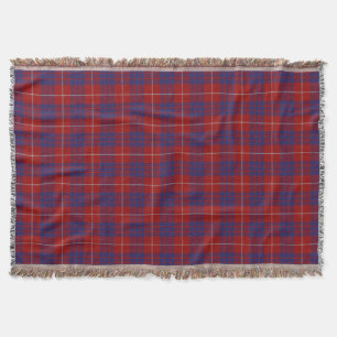 Manta Tartan escocês de Hamilton do clã