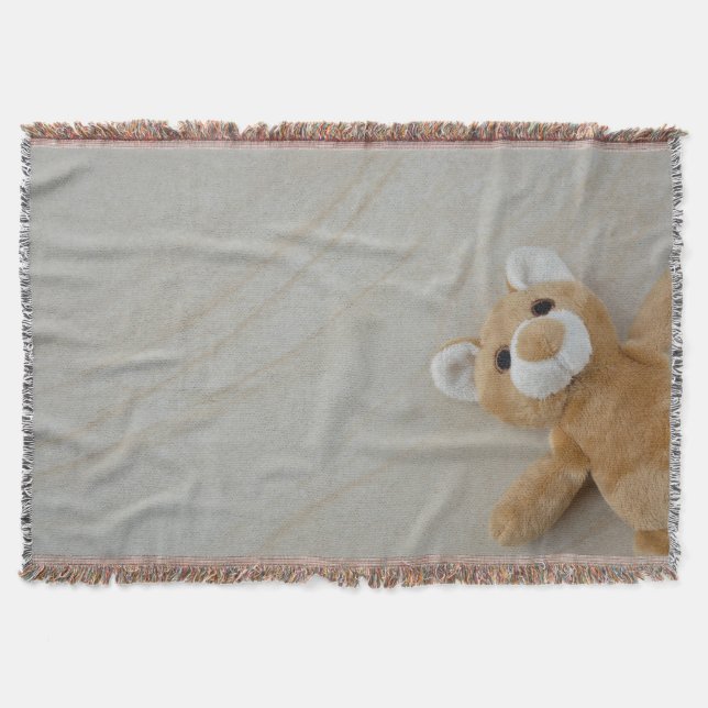 Manta Teddy Bear Marble Throw Blaket (Frente)