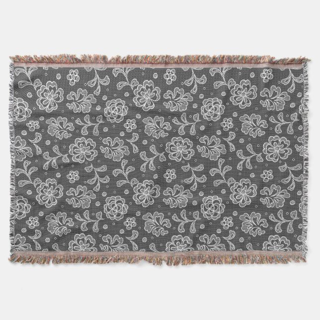 Manta Teste padrão 1 do tecido do laço (Frente)