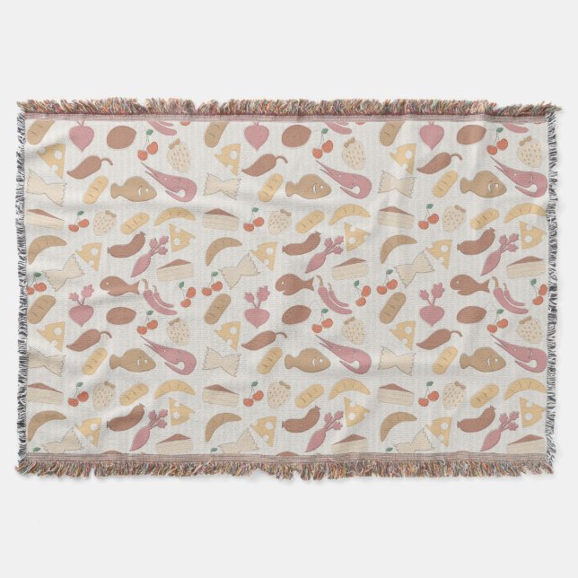 Manta Teste padrão 2 2 da comida (Frente)