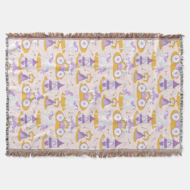 Manta teste padrão com uma princesa (Frente)