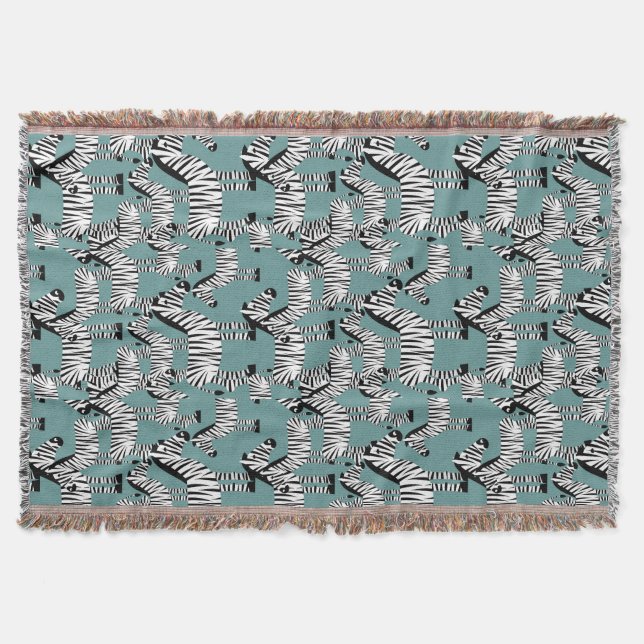 Manta Teste padrão da zebra (Frente)