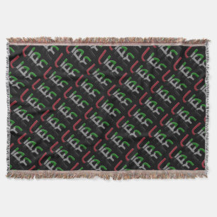 Manta Tipografia de cores de bandeira dos Emirados Árab