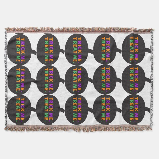 Manta Trick Me Tratar Múltiplas Cores (Frente)