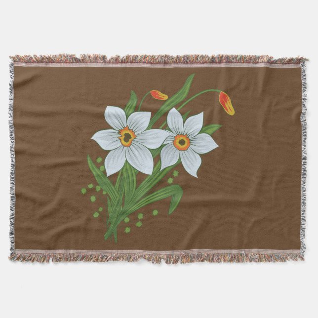 Manta Tulipas e Flores de Narcisos (Frente)