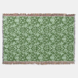 Manta Um damasco floral antigo